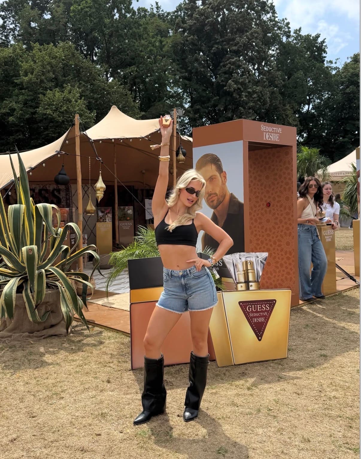 GUESS × Lollapalooza campaign with Vivien